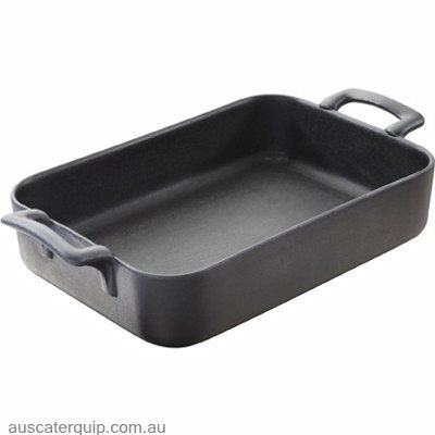 Revol REVOL BELLE CUISINE CHARCOAL ROAST DISH RECT 190x120mm