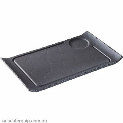 Revol  BASALT HAMBURGER PLATE 330x200mm EA