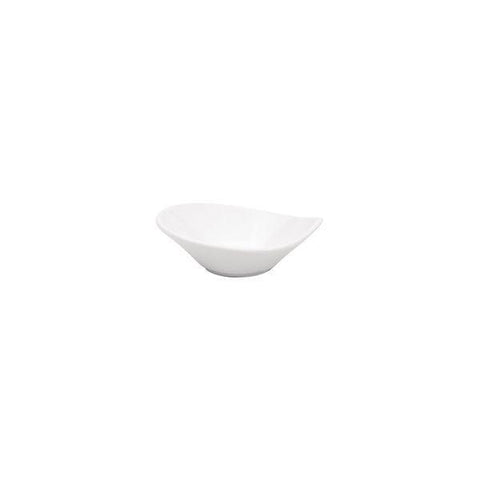 Ryner Tableware  LEAF SAUCE DISH-110mm WHITE (x24)