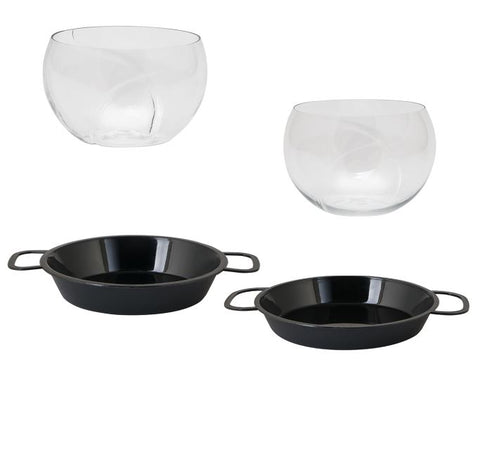 Design En Bouche  PAELLA PAN-BLACK, 150mm Ø (10pcs/PACK) (Pack)