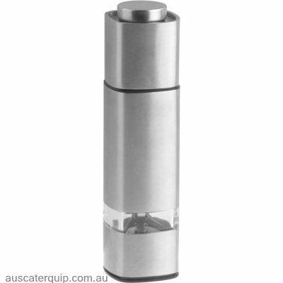 Tablekraft PEPPER MILL-SQUARE Stainless Steel CERAMIC GEAR "LETO"