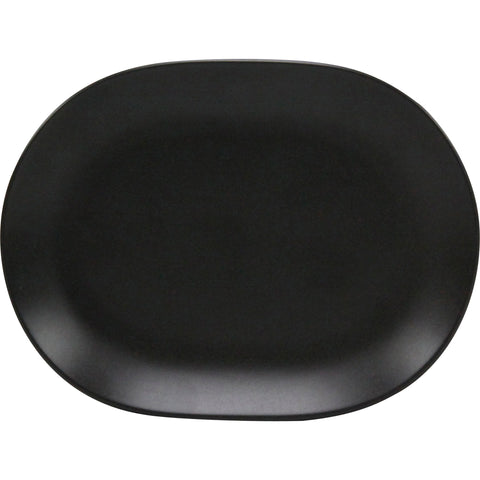 Rene Ozorio OVAL PLATTER-157mm AURA MATT BLACK (434815) EA