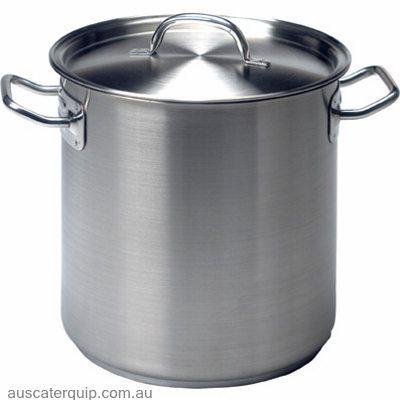 Chef Inox STOCKPOT-18/10 98lt 500x500mm w/LID ELITE