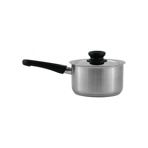 Chef Inox SAUCEPAN-S/S 140mm 1.0lt w/LID BAKELITE HDL CLUB EA