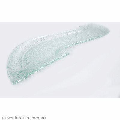 Han "S" SHAPE PLATTER 640x190mm CLEAR