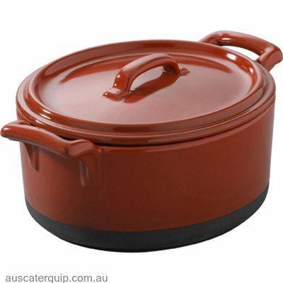 Revol REVOL ECLIPSE OVAL CASSEROLE W/LID RED 1LT (BCEO1100)