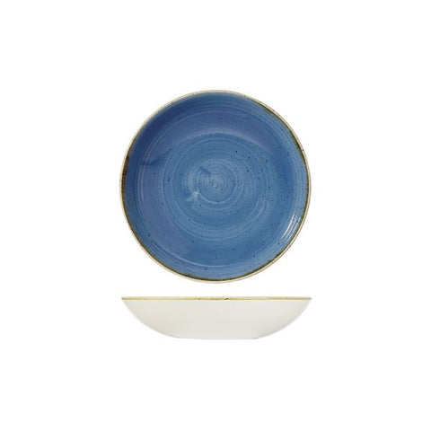 Churchill STONECAST ROUND COUPE BOWL-182mm Ø | 426ml  CORNFLOWER BLUE (x12)