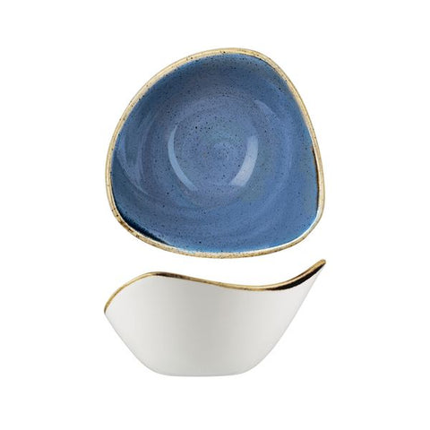 Churchill STONECAST TRIANGULAR BOWL-153mm | 260ml CORNFLOWER BLUE (x12)