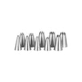 Ateco TUBES-Stainless Steel 10pc STAR No 0-9 Set