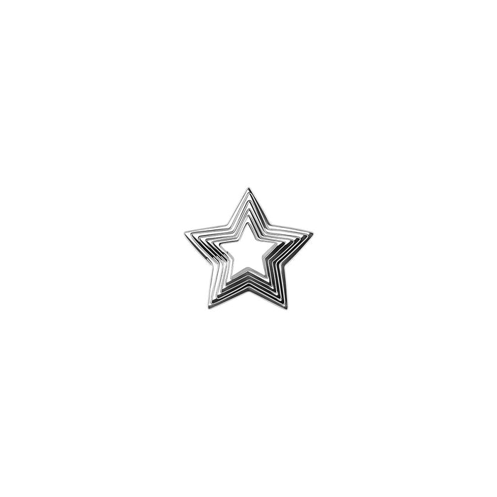 Chef Inox CUTTER SET-STAR 6pc SIZE: 45-90mm Set