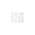 Chef Inox CUTTER SET-ASPIC 12pc SIZE: 30mm Set