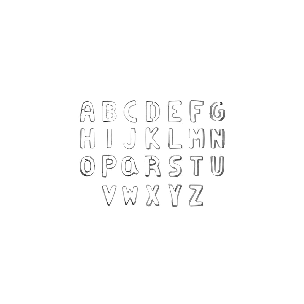Chef Inox CUTTER SET-ALPHABET 26pc SIZE: 25mm Set