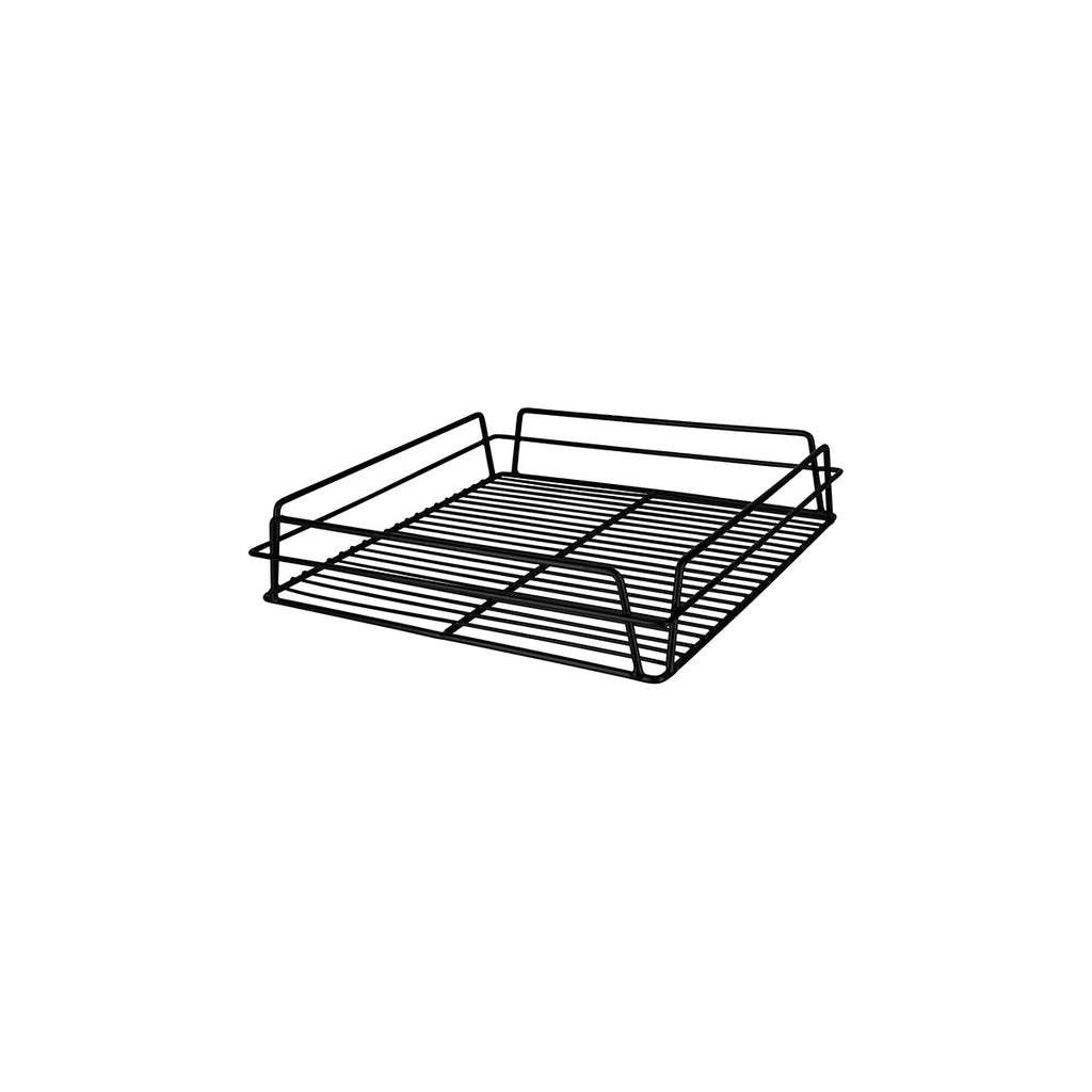 Chef Inox GLASS BASKET-PVC 14x14" 35x35cm BLACK