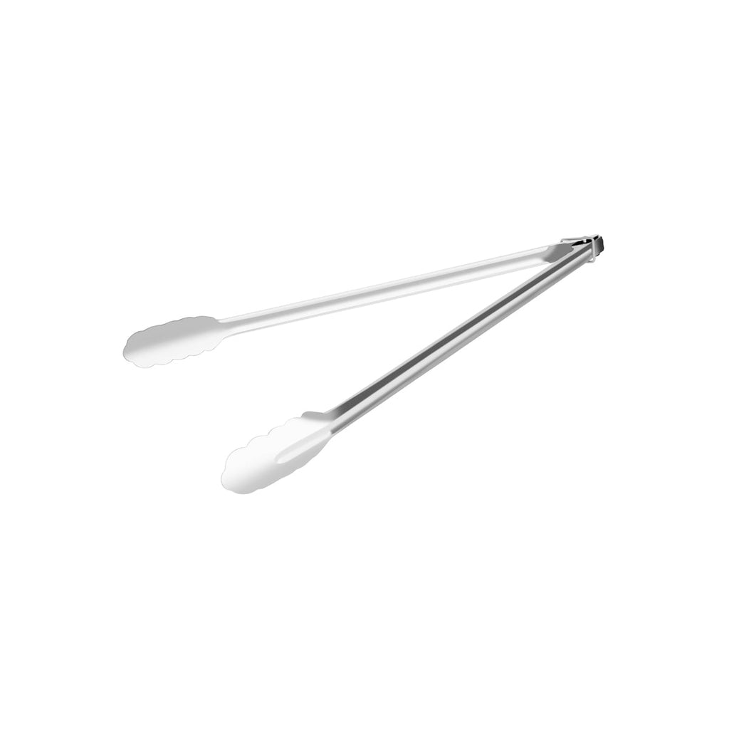 Chef Inox TONG-UTILITY W/CLIP Stainless Steel 400mm