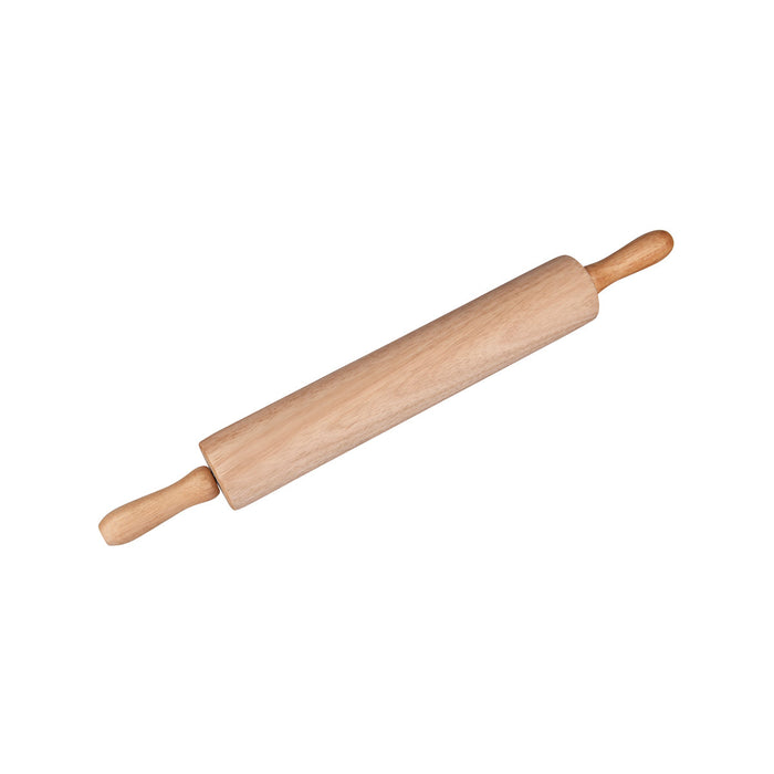 Chef Inox ROLLING PIN-WOOD WITH Stainless Steel BALL BEARINGS 380x70mm