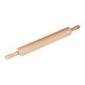 Chef Inox ROLLING PIN-WOOD WITH Stainless Steel BALL BEARINGS 450x70mm
