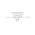 Chef Inox FILTER PAPERS-LARGE (L 280mm x DIA 390mm) 50/PKT Pkt