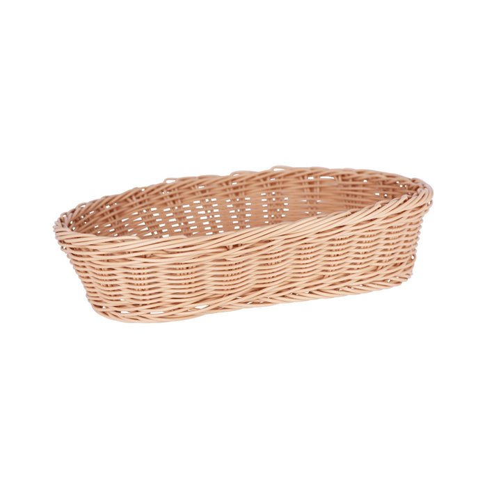 Chef Inox BREAD BASKET POLYPROPYLENE OVAL 300x225x75mm (x6 pcs)