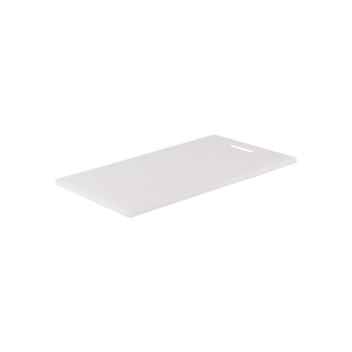 Chef Inox CUTTING BOARD-PP 300x450x12mm WHITE W/HDL