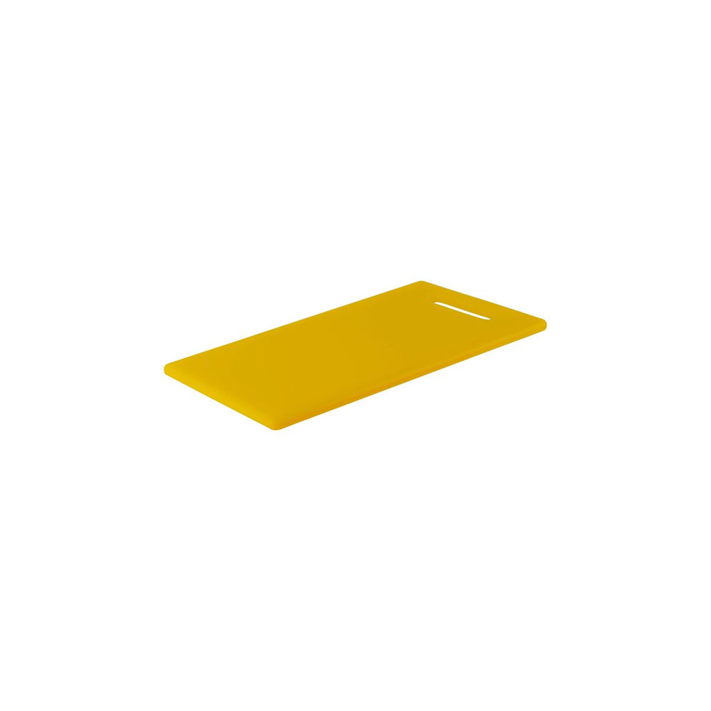 Chef Inox CUTTING BOARD-PP 250x400x13mm YELLOW W/HDL