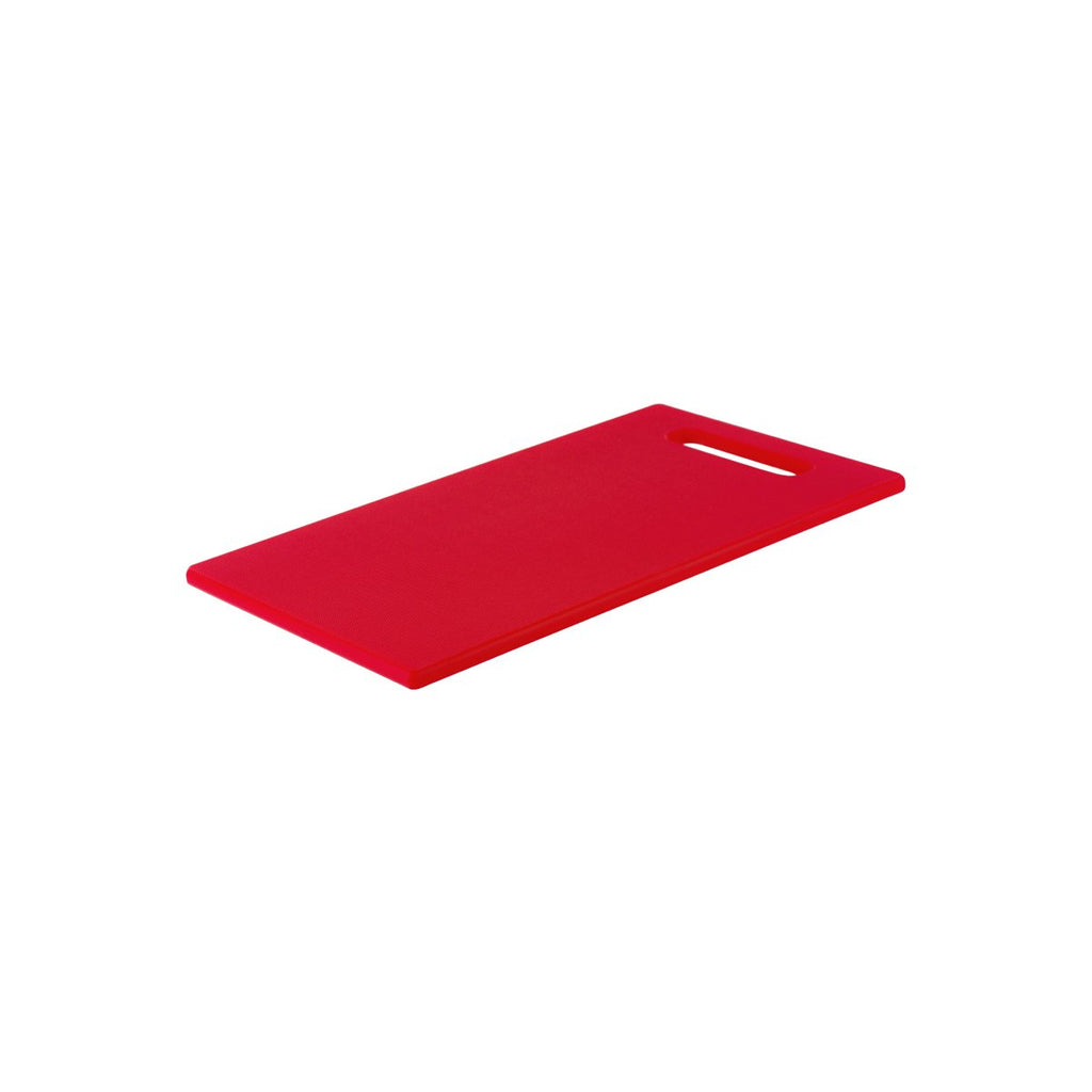 Chef Inox CUTTING BOARD-PP 300x450x12mm RED W/HDL