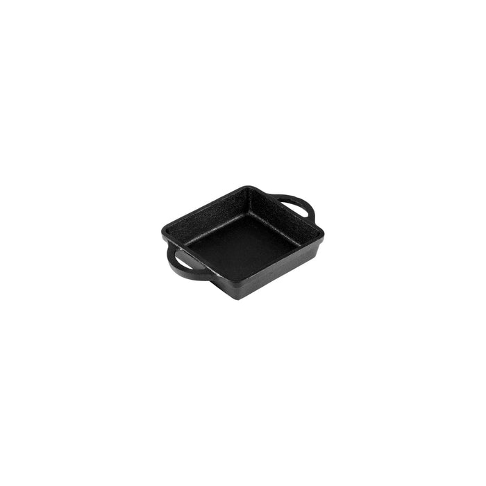Chef Inox CAST IRON MINI SQUARE SKILLET w/HDLS120x120mm