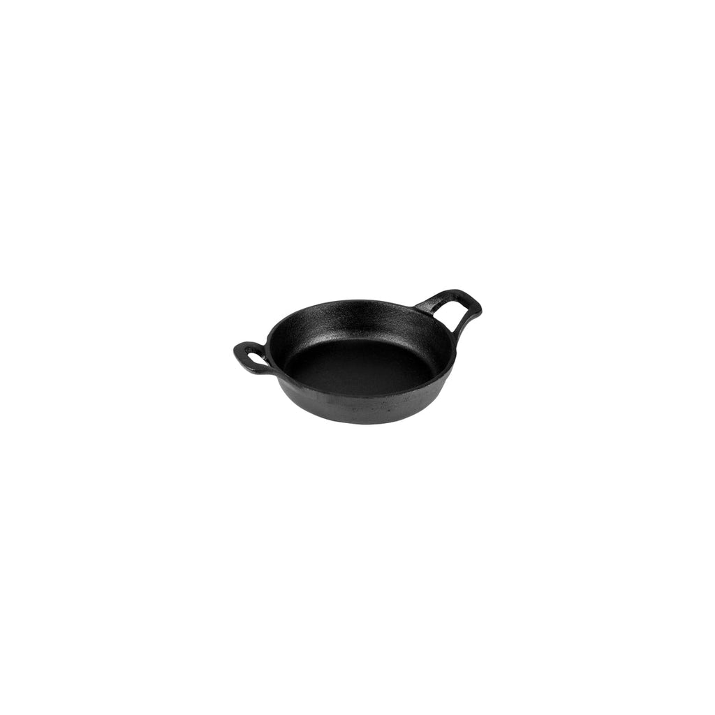 Chef Inox CAST IRON MINI ROUND GRATIN w/HDLS 150x40mm