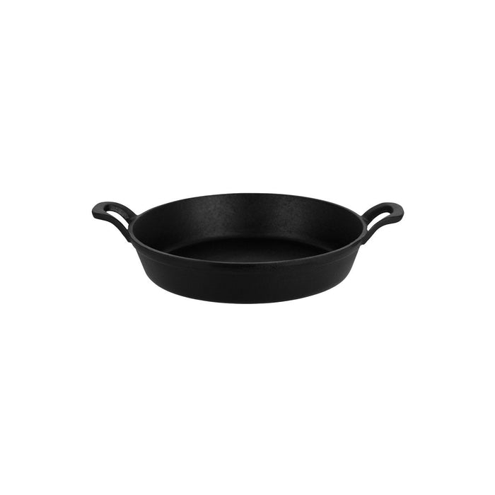 Chef Inox CAST IRON ROUND GRATIN w/HDLS 220x45mm