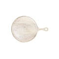 Chef Inox MANGOWOOD SERVING BOARD ROUND w/HDL 250x350x15mm WHITE