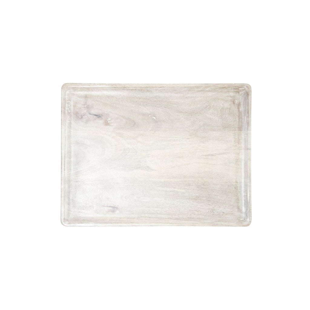 Chef Inox MANGOWOOD SERVING BOARD RECTANGULAR 350x255x15mm WHITE