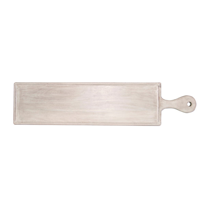 Chef Inox MANGOWOOD SERVING BOARD RECT w/HDL 670x850x200mm WHITE