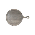 Chef Inox MANGOWOOD SERVING BOARD ROUND w/HDL 300x400x15mm GREY