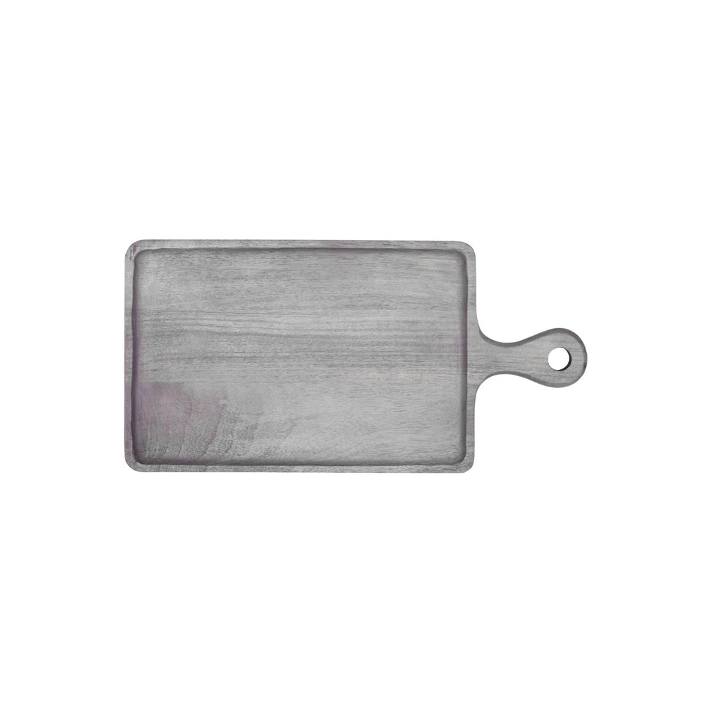 Chef Inox MANGOWOOD SERVING BOARD RECT w/HDL 400x200mm GREY