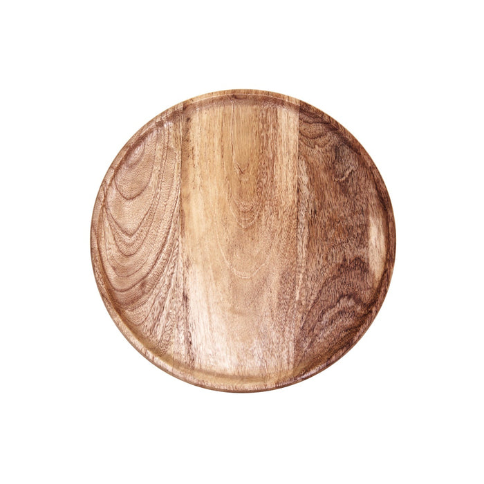 Chef Inox MANGOWOOD SERVING BOARD ROUND 300x15mm NATURAL
