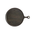 Chef Inox MANGOWOOD SERVING BOARD ROUND w/HDL 300x400x15mm DARK