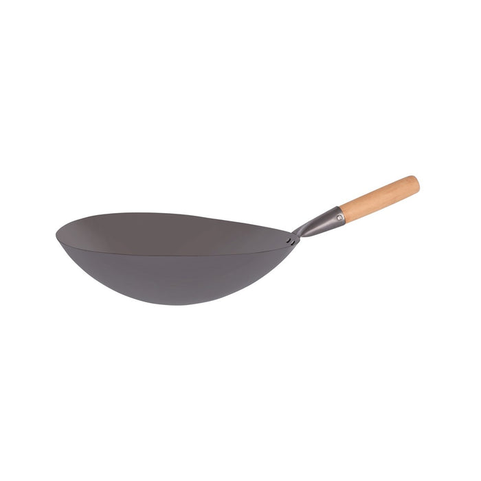 Chef Inox WOK-IRON 355mm WOOD HDL