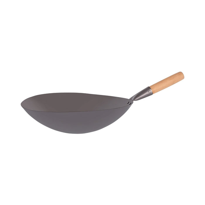 Chef Inox WOK-IRON 380mm WOOD HDL