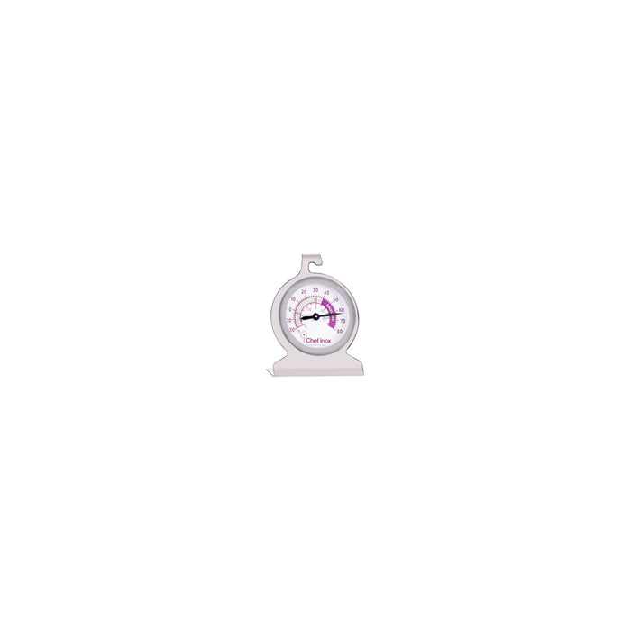 Chef Inox THERMOMETER FREEZER DIAL 50mm x 75mm Stainless Steel STAND OR HANG