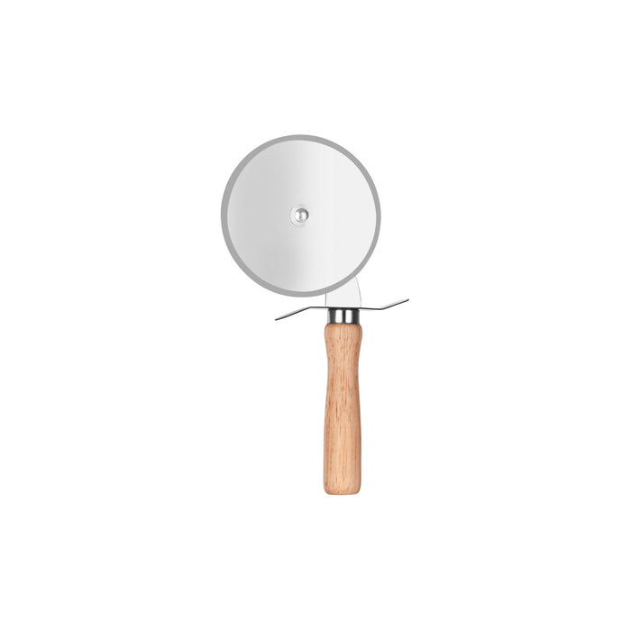 Chef Inox PIZZA CUTTER-Stainless Steel WHEEL 100mm WOOD HDL