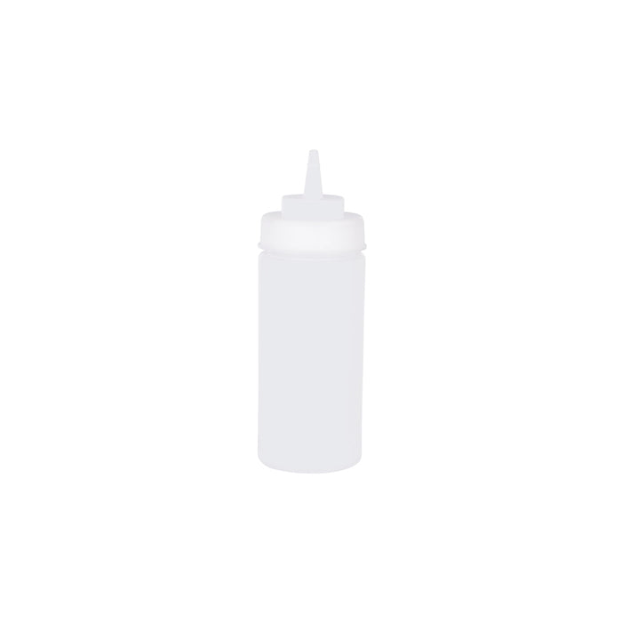 Chef Inox SQUEEZE BOTTLE -WIDE MOUTH 480ml/16oz CLEAR