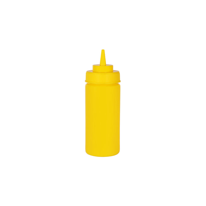 Chef Inox SQUEEZE BOTTLE -WIDE MOUTH 480ml/16oz YELLOW