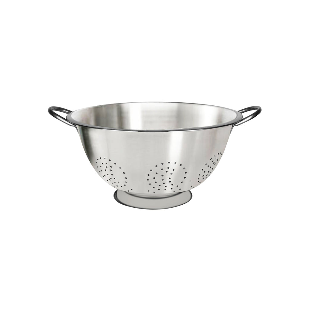Chef Inox COLANDER-Stainless Steel 375x165mm13.0lt 4mm HOLES WIRE HDL