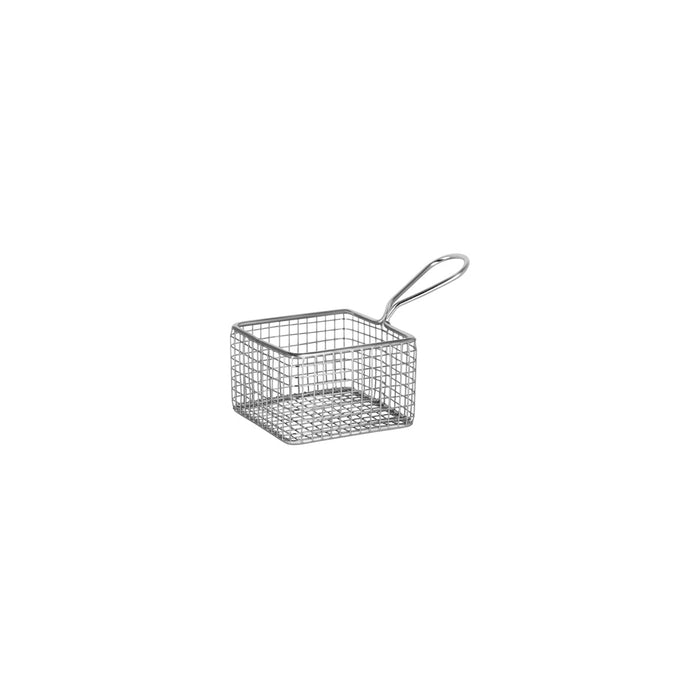 Chef Inox SERVING BASKET SQUARE WIRE w/HDL 95x95x60mm