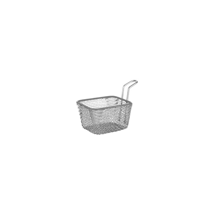 Chef Inox SERVING BASKET RECTANGULAR WIRE MESH HDL 100x90x6