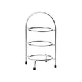 Chef Inox ROUND DISPLAY STAND 3-TIER,155dia,185w,350hmm