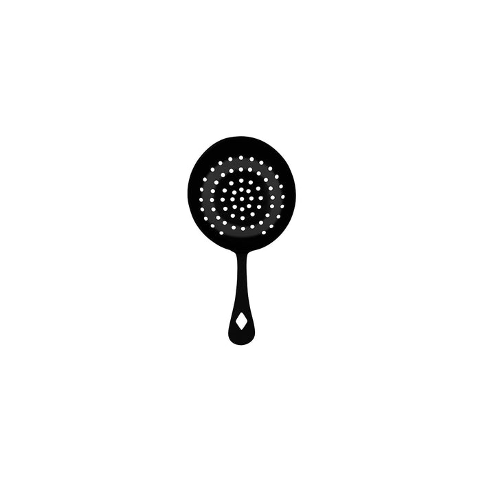 Chef Inox ICE SCOOP/ROUND JULEP BLACK COATED PLATED PERFORATED