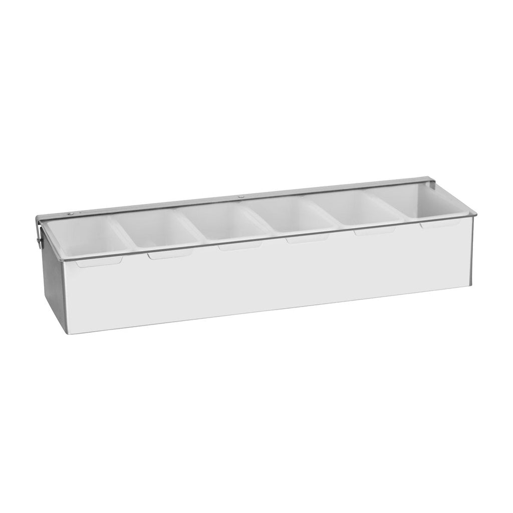 Chef Inox CONDIMENT DISPENSER-Stainless Steel 6-COMP