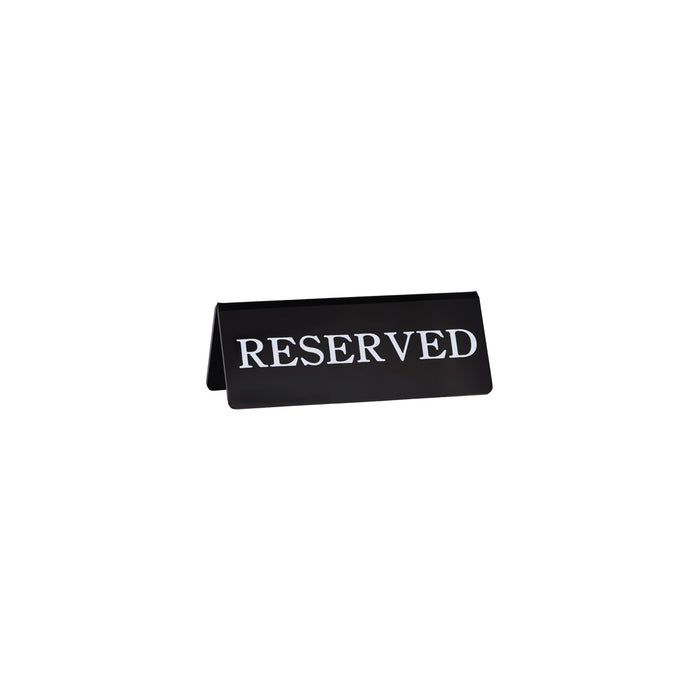 Chef Inox SIGN: "RESERVE" DOUBLE-SIDE BLACK