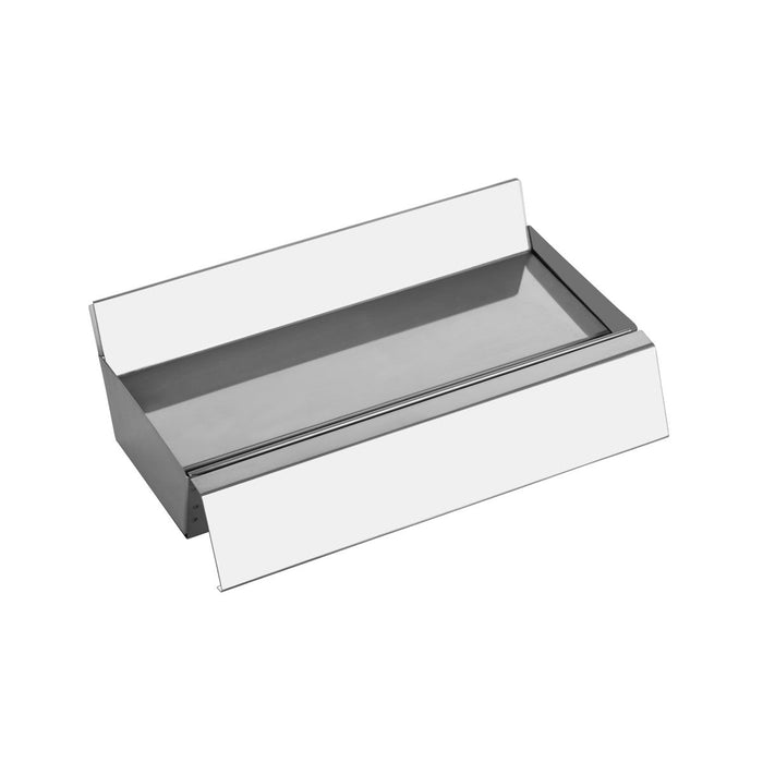 Chef Inox ASHTRAY-FLOOR 300x18x80 Stainless Steel W/REMOVABLE TRAY