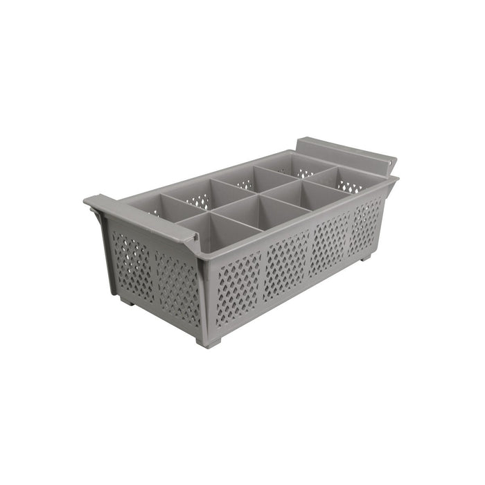 Unica UNICA FLATWARE BASKET-GREY 8 COMPS